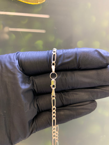Cadena plata cartier diamantada 45 cm