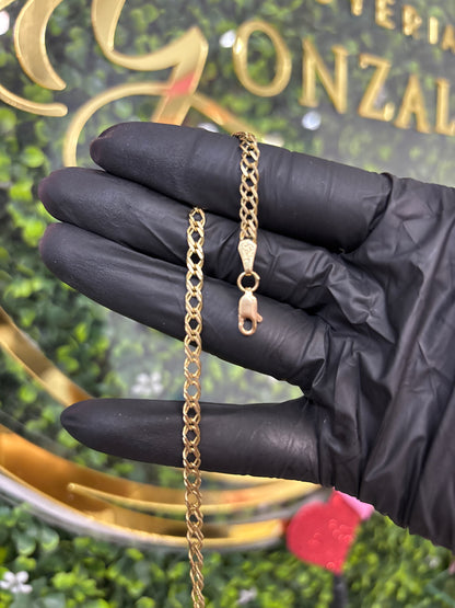 Cadena oro 10k doble hilo