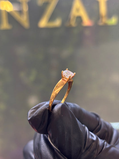 Anillo oro rosa #6.5