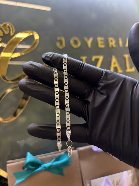 Pulso plata gussy 21cm