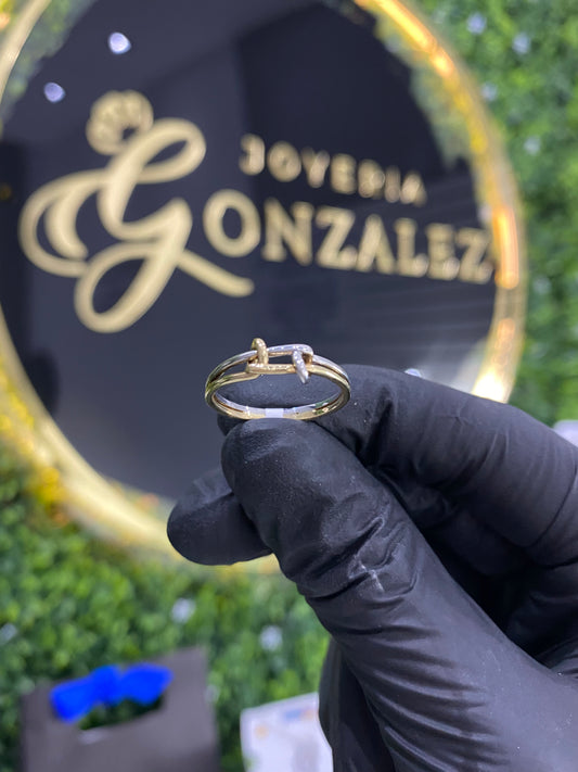 Anillo oro 10k