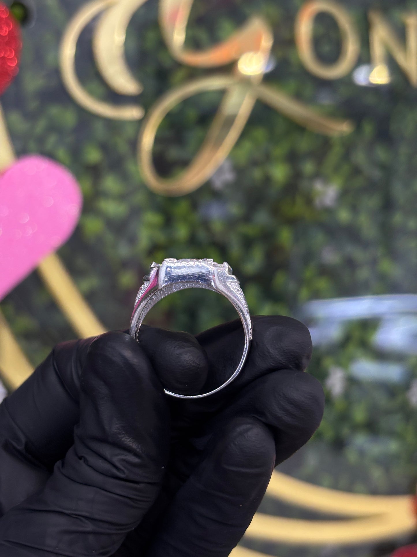 Anillo caballero plata