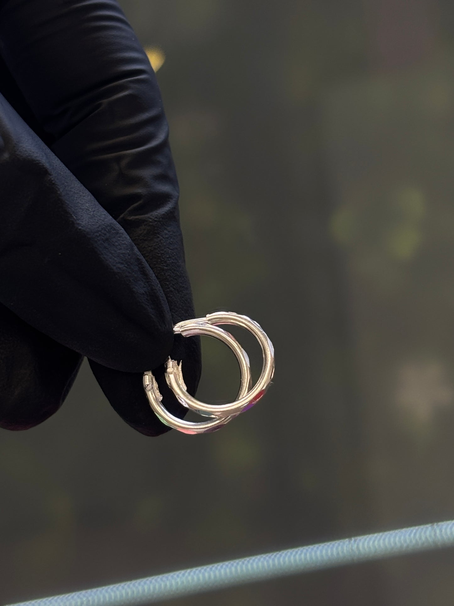 Arracada plata 1.3cm