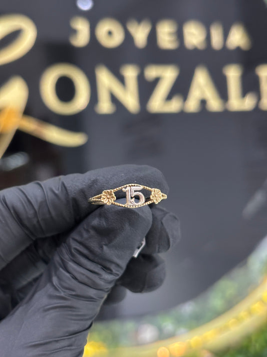 Anillo oro 10k