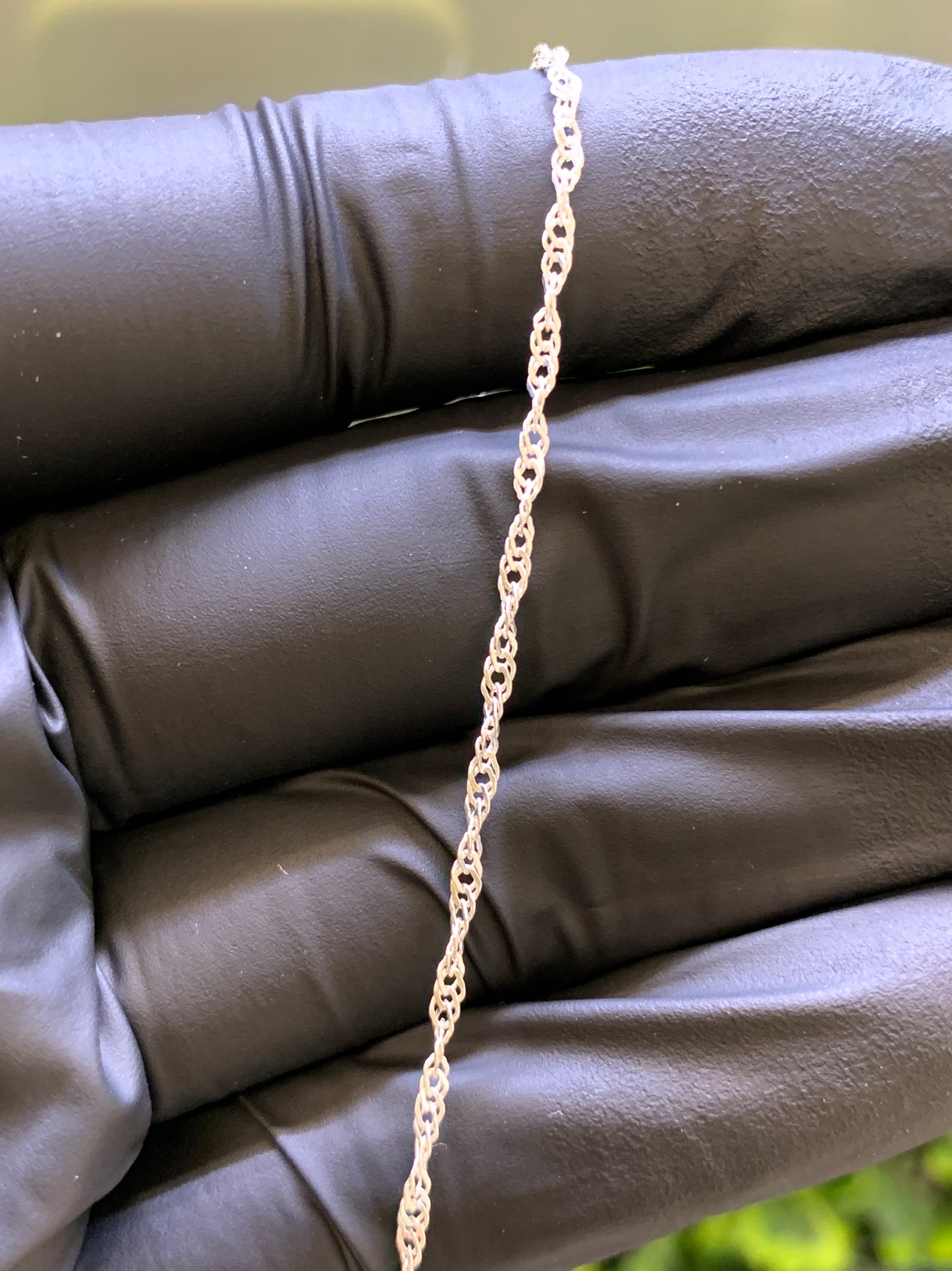 Cadena plata Singapur 50cm