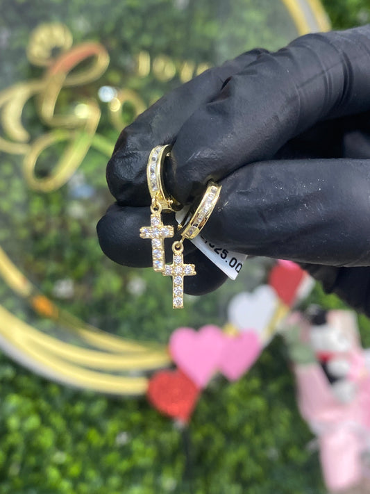 Arracada oro 10k