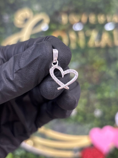Dije corazón plata 925