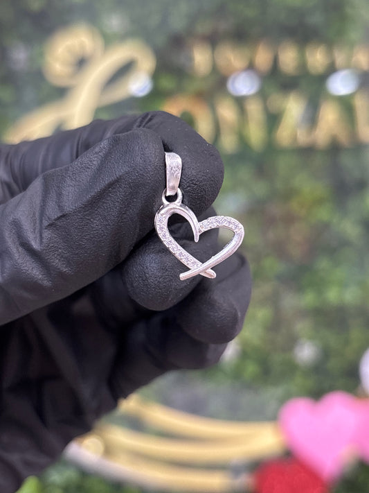 Dije corazón plata 925