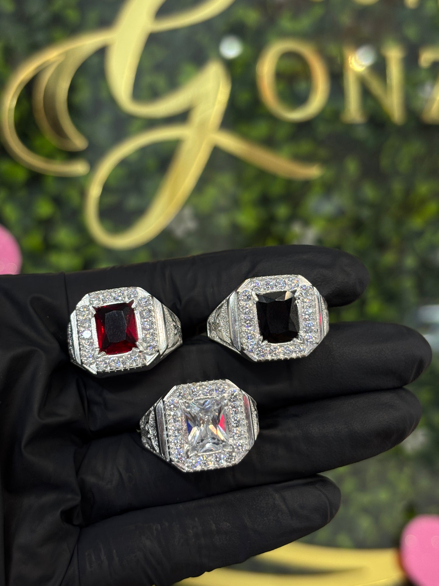 Anillo caballero plata