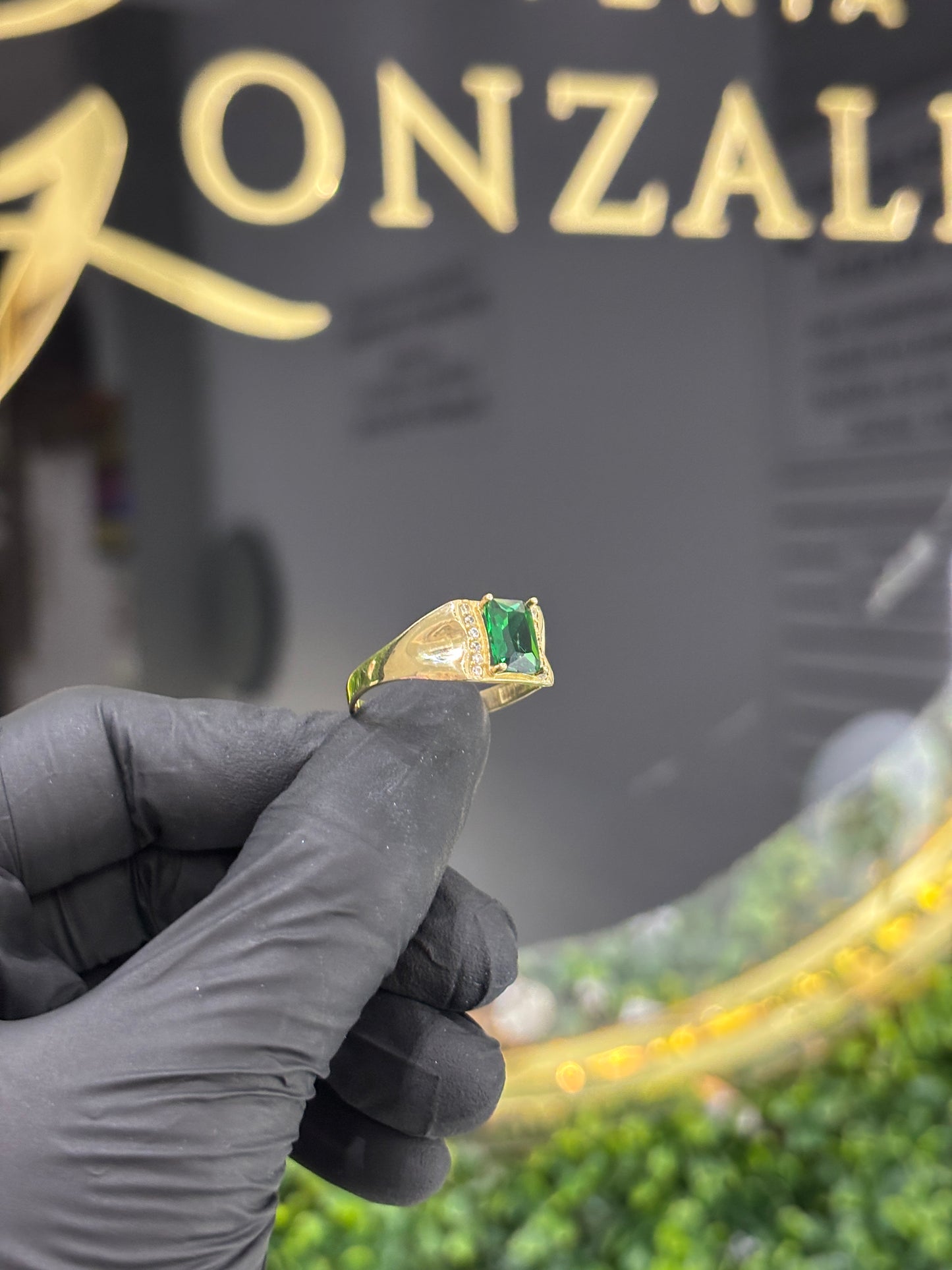 Anillo oro 10K caballero
