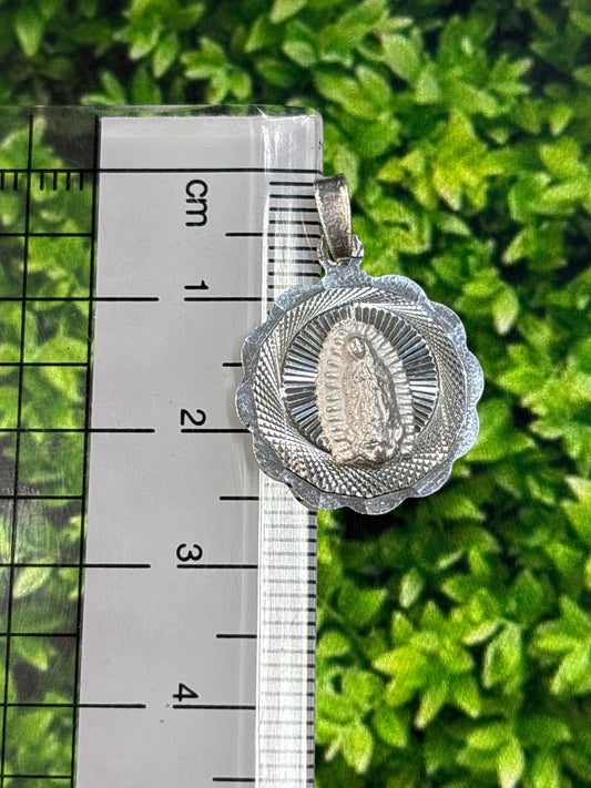 Medalla de plata 925 virgen de Guadalupe