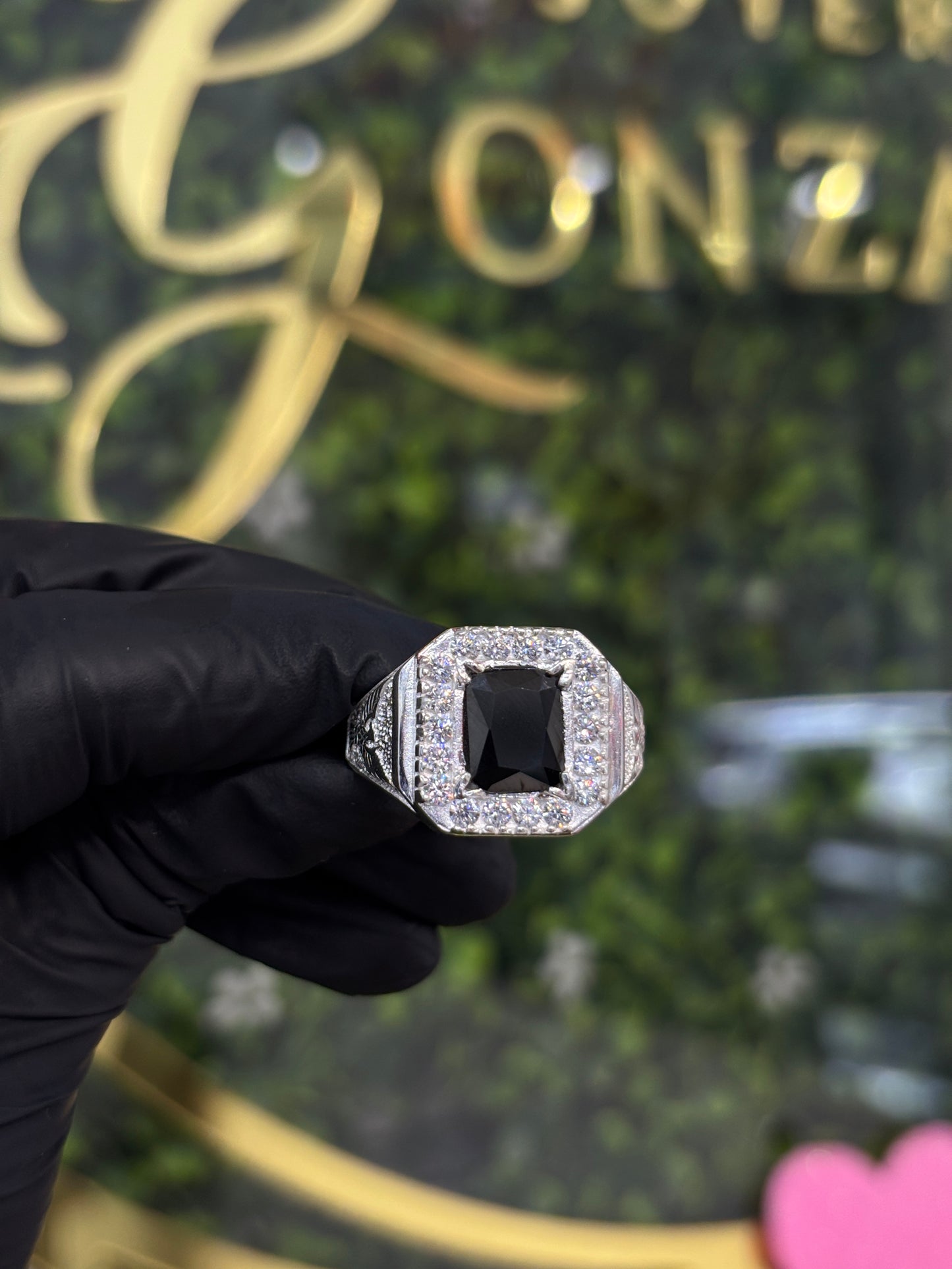 Anillo caballero plata