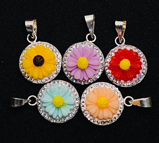 dije plata 925 flor