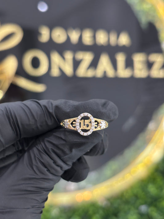 Anillo oro 10k