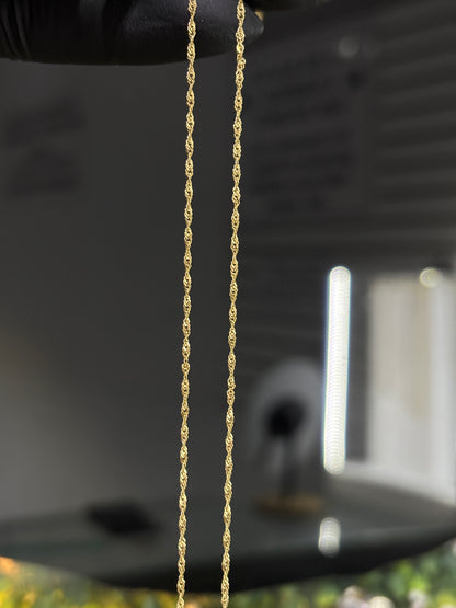 Cadena de oro de 10k