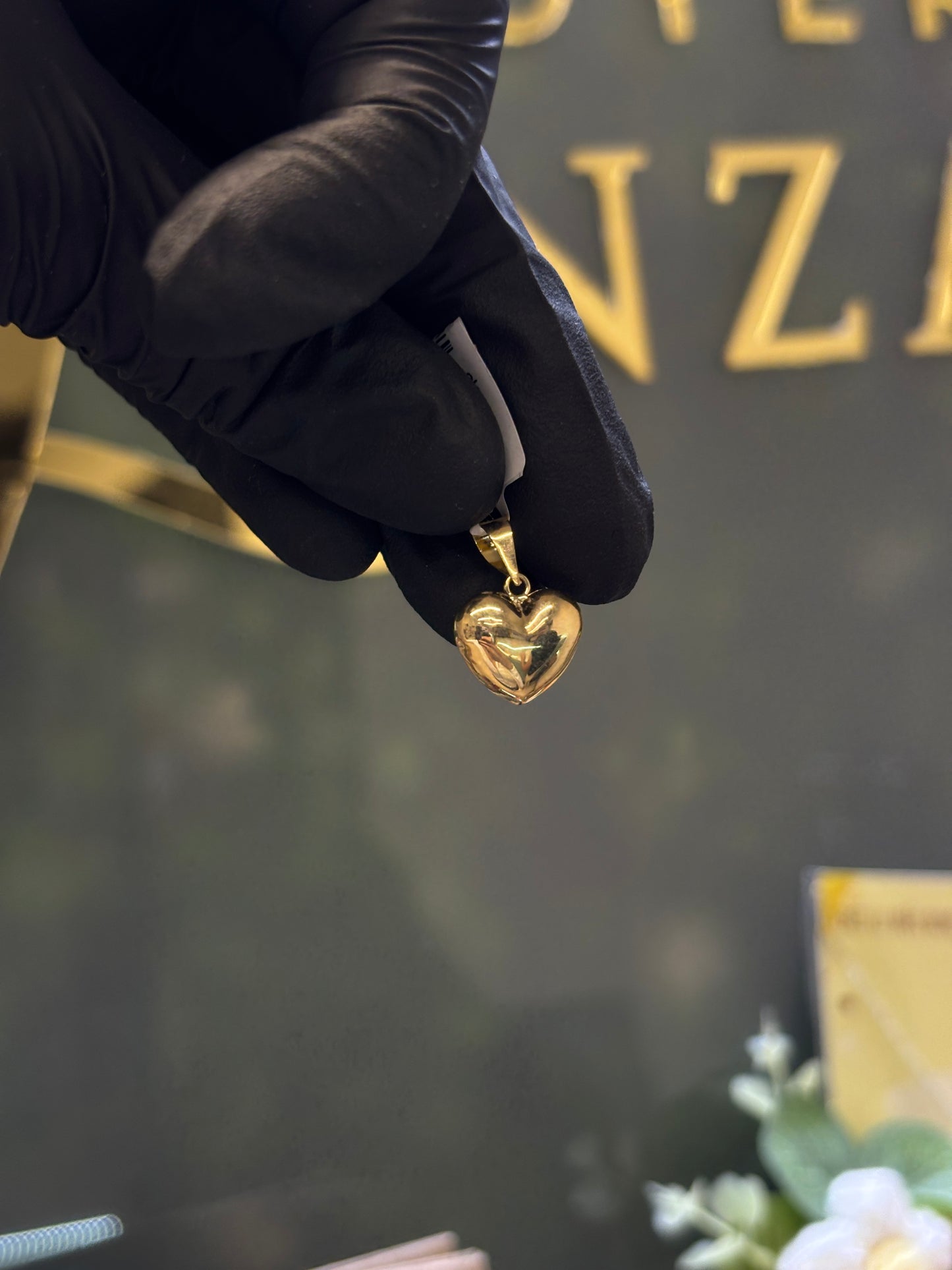 Corazón oro 10k
