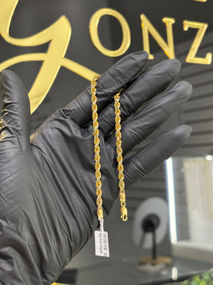 Pulso oro 10k torzal