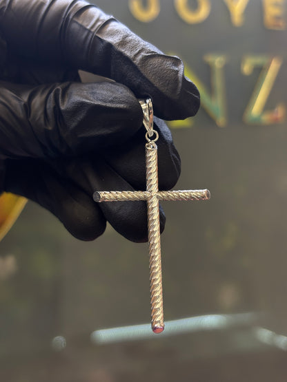 Cruz de plata ley 925