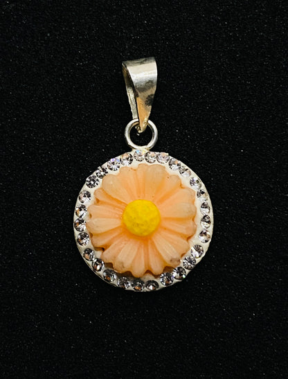 dije plata 925 flor