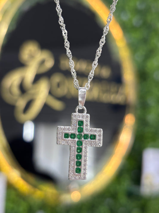 Cadena con collar de plata