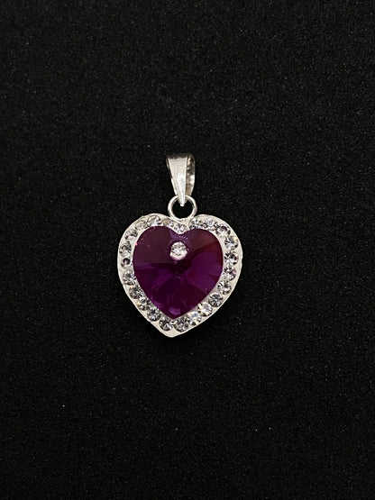 Dije plata 925 corazón