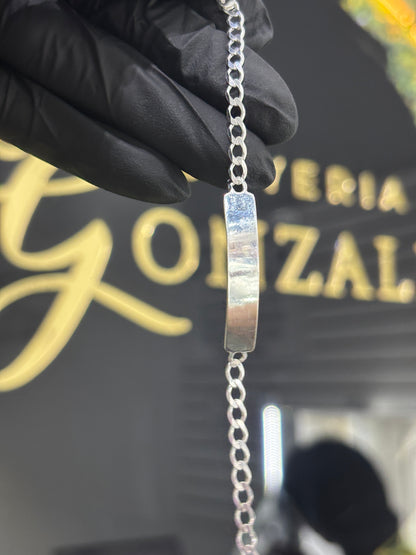 Esclava barbada plata