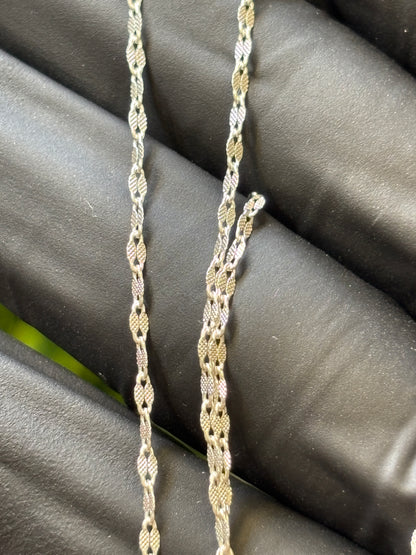 Cadena plata 40cm italiana