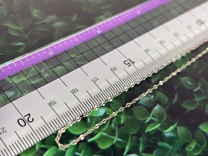Cadena plata 40cm italiana