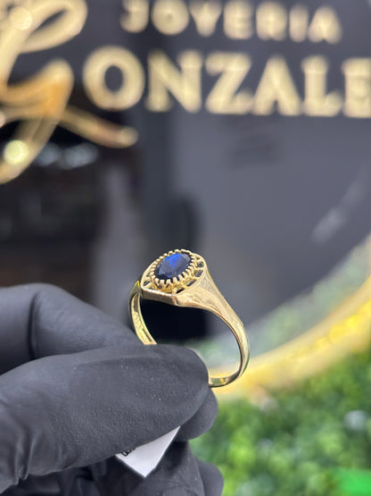 Anillo oro 10k caballero