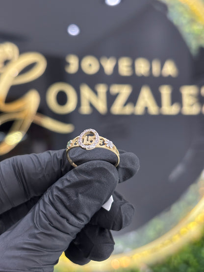 Anillo oro 10k
