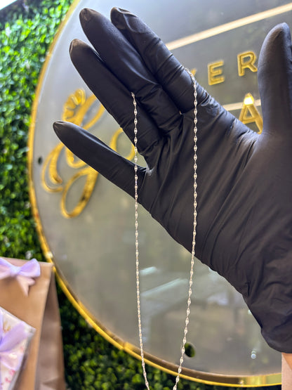Cadena plata 40cm italiana