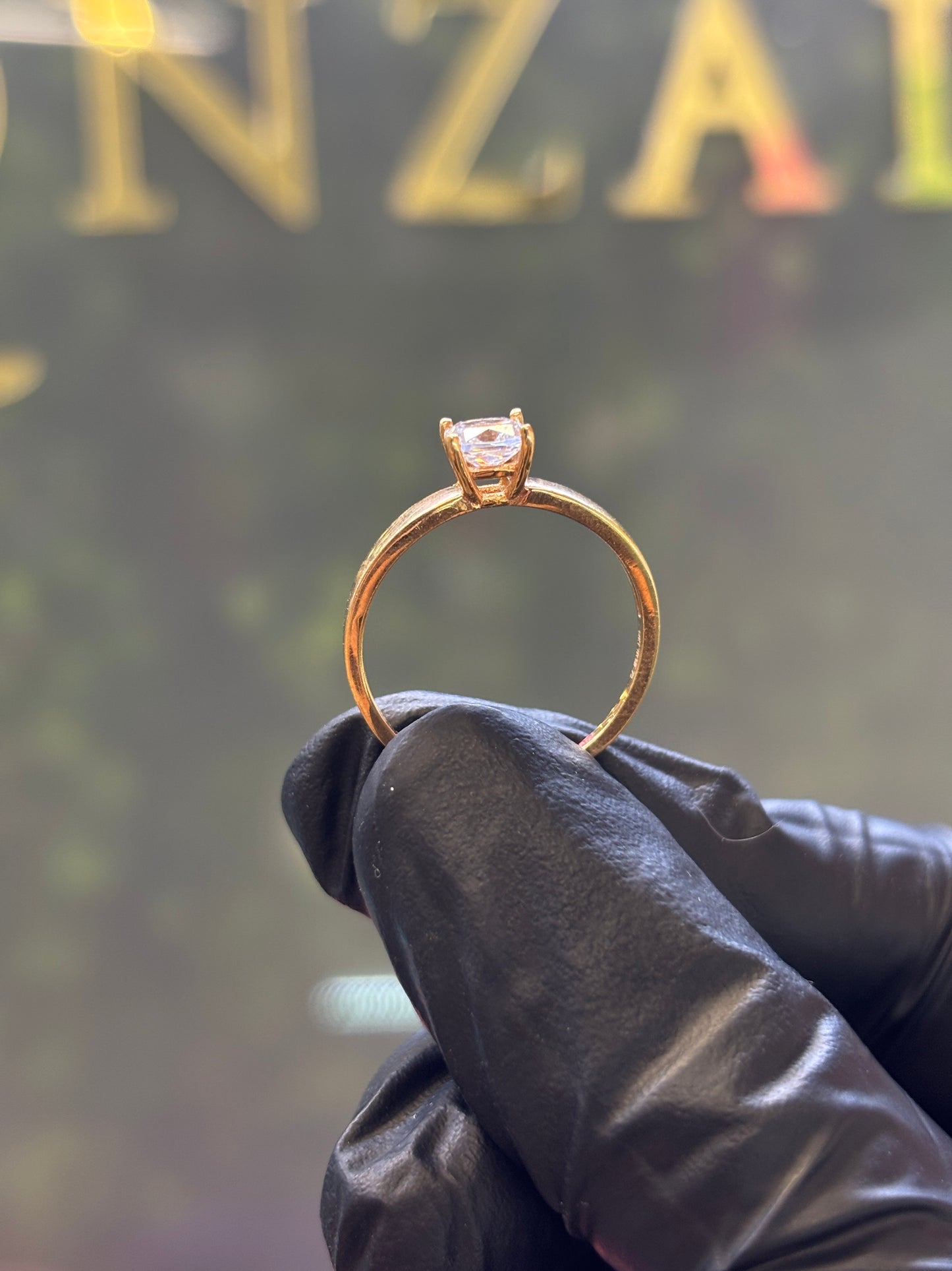 Anillo oro rosa #6.5