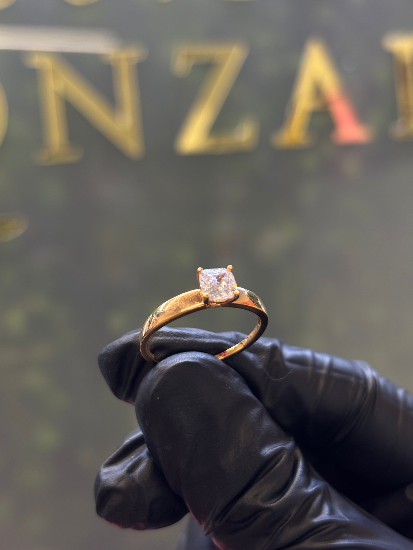 Anillo oro rosa #6.5