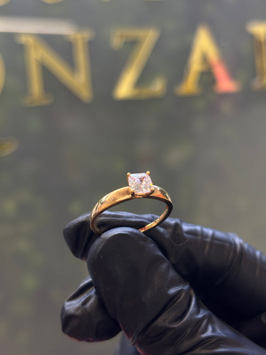 Anillo oro rosa #6.5