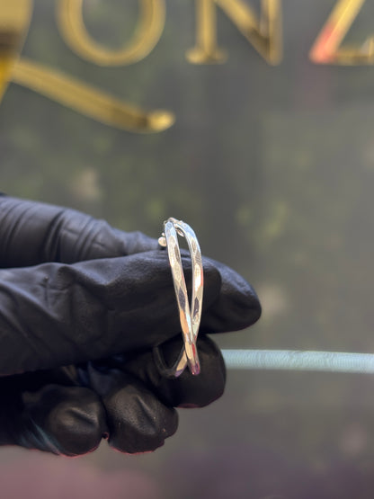 Arracada plata 2.6cm