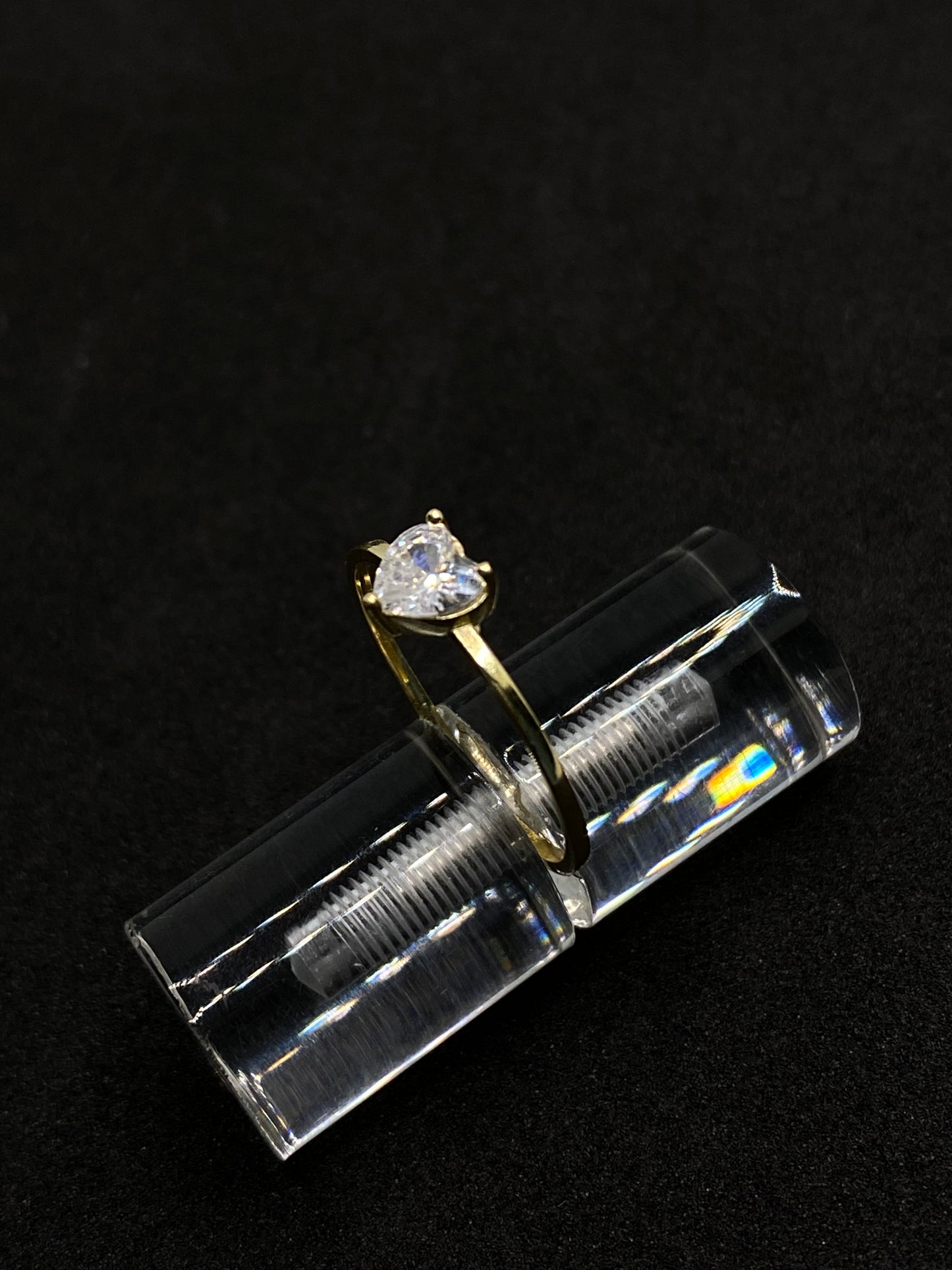 Anillo corazon oro 10k