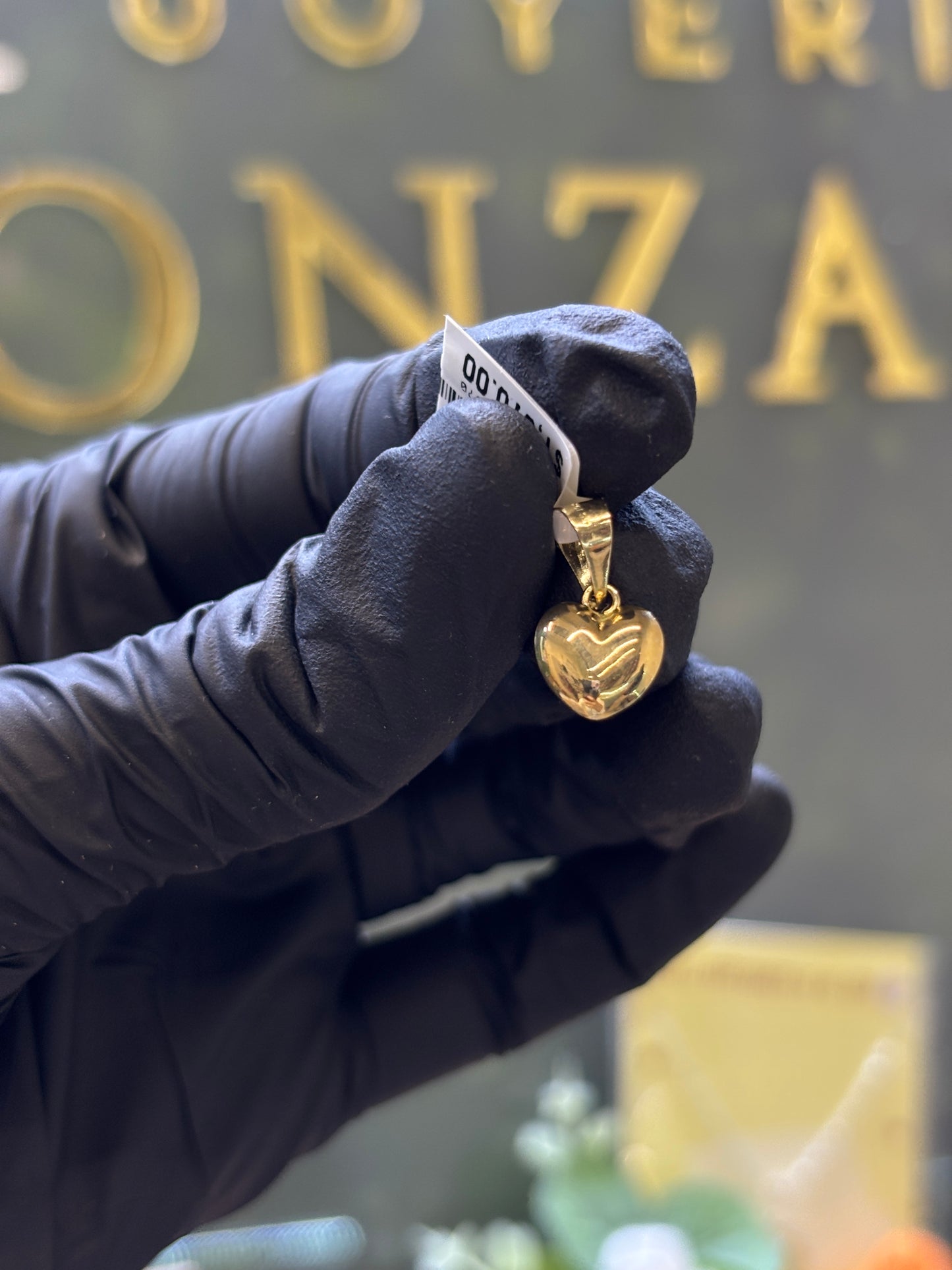 Corazón oro 10k