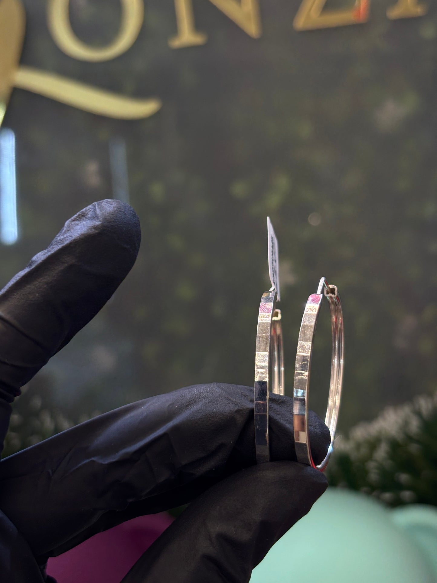 Arracada plata 3.8cm