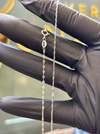 Cadena plata 40cm italiana
