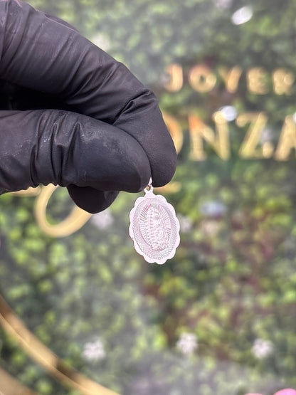 Medalla de plata 925 virgen de Guadalupe