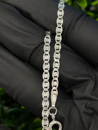 Cadena plata 40cm gussy