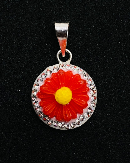 dije plata 925 flor