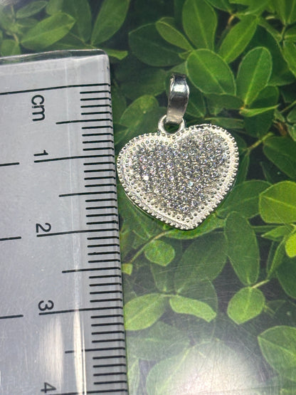 Dije corazón plata 925