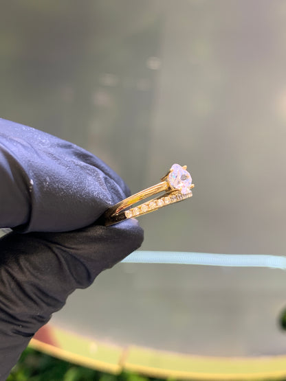 anillo de oro 10k