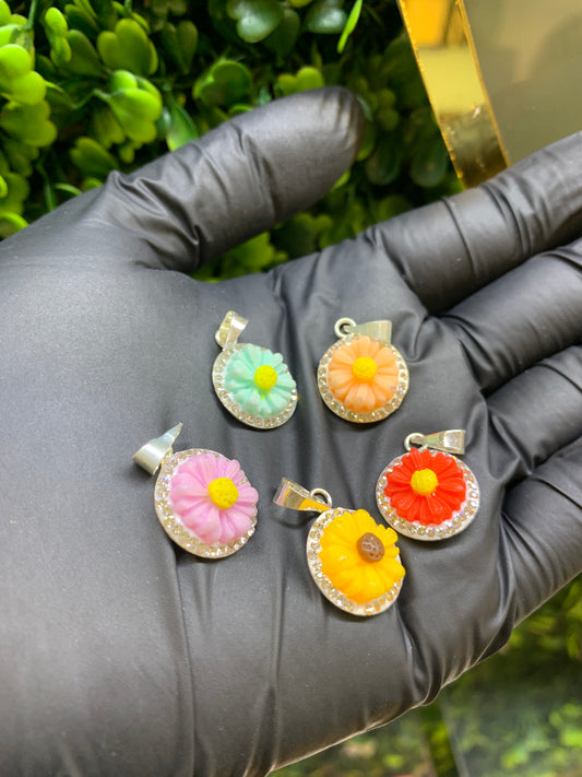 dije plata 925 flor