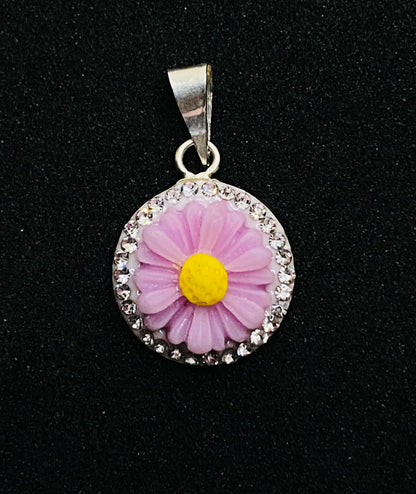 dije plata 925 flor