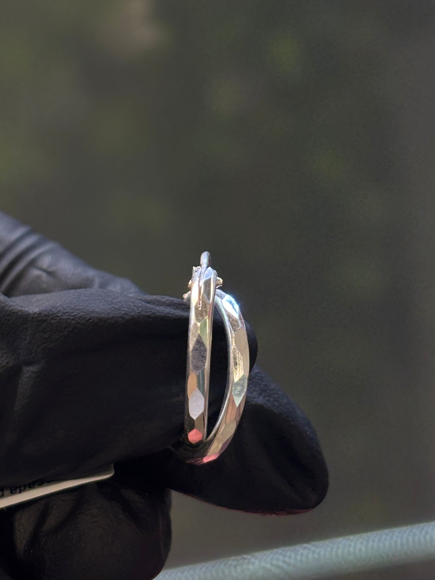 Arracada plata 1.5cm