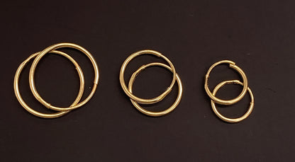 Arracadas oro 14k