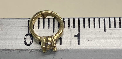 Broquel oro 10k anillo