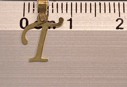 Dije oro 10k inicial “T”